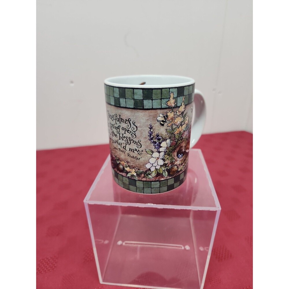 Lang And Wise Collector's Mug 2001 " Frances' Garden" Grannycore Cottagecore EUC